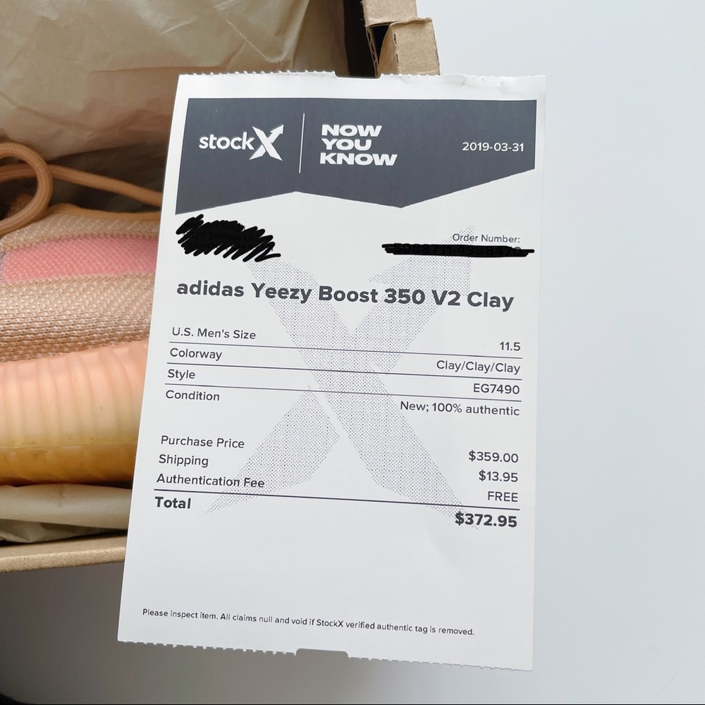 Adidas • Yeezy Boost 350 V2 Clay Sneakers - Picture 12 of 12